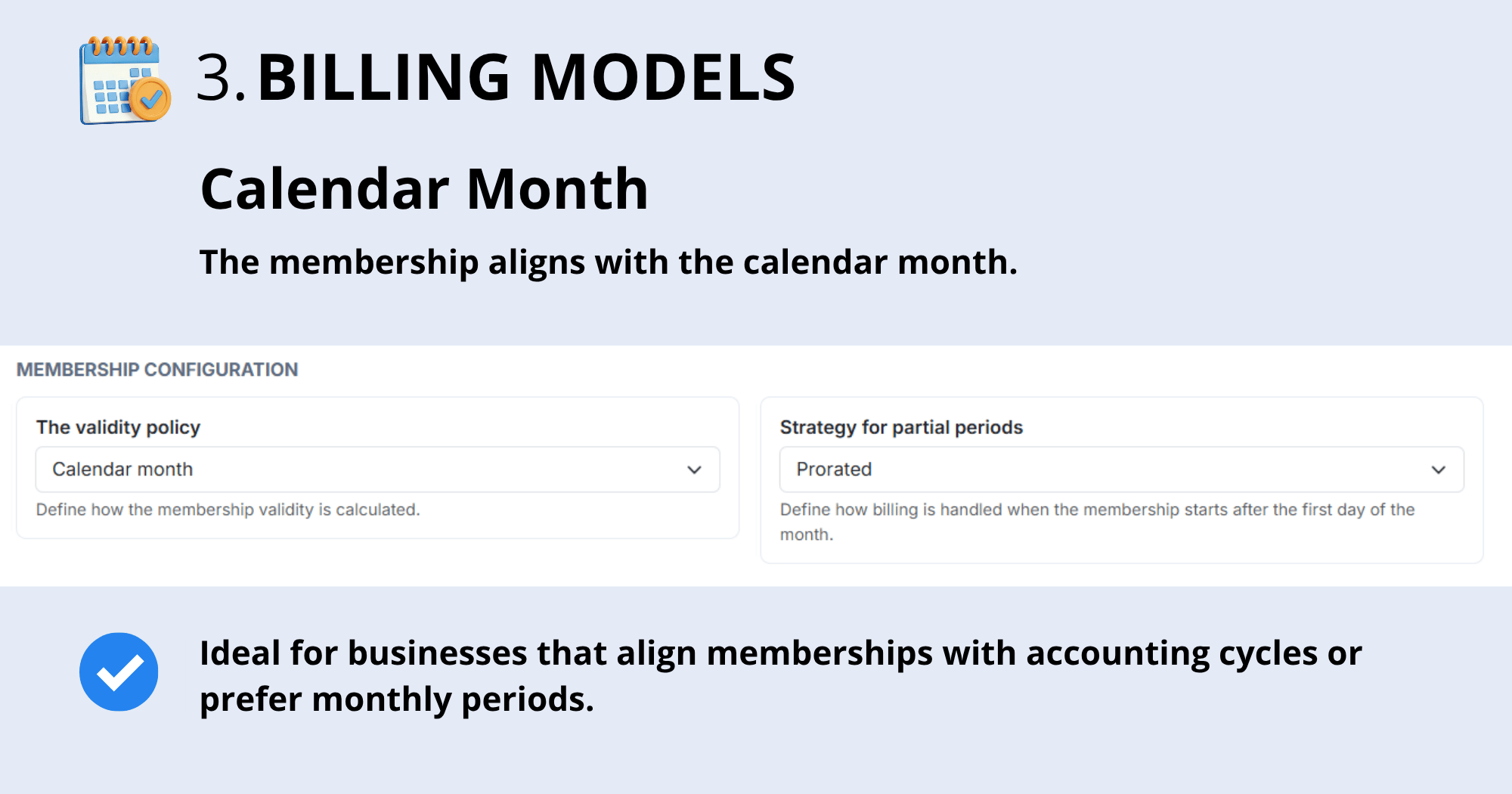 Membership billing models in KainoBox